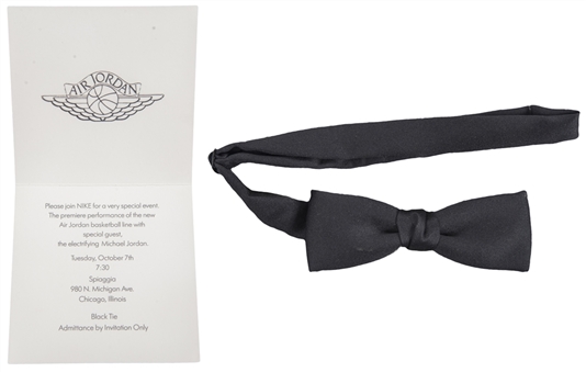 Original Air Jordan Premier Black Tie Invitation Package